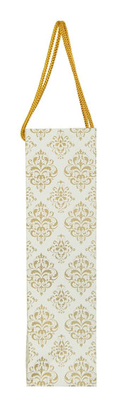 Pack of 20 Paper Bags Gold Flower Design Gift Bags for Gifting, Weddings, Birthday,Holiday Presents,Return Gifts,Handmade Personalize Bags,